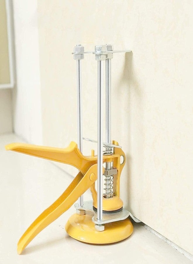 NIKTION Tile Lifting Adjuster Positioner Leveler Non-Magnetic Precision Level,Wall Tile Leveling Lifter Top Height Metal PP Yellow,Wall Leveling System Ceramic Tile Locator Tools for Floor - Image 4
